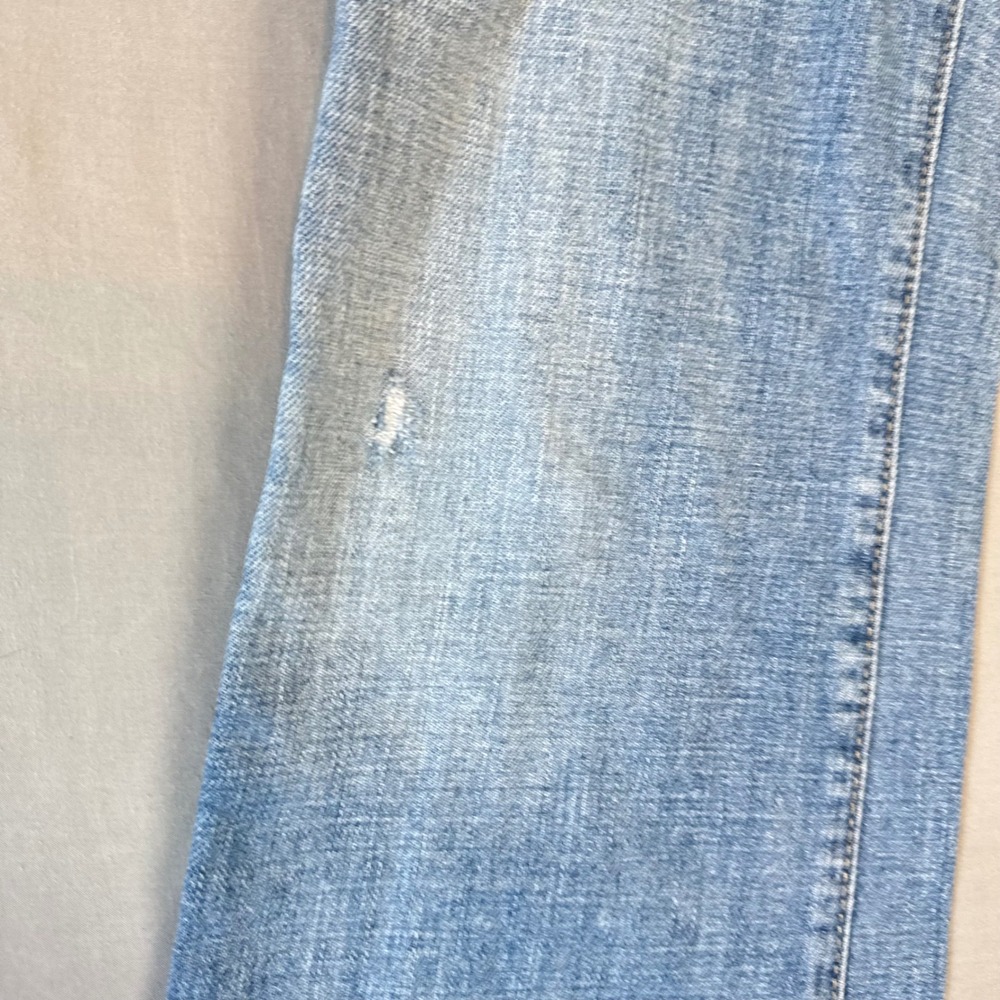 American Eagle Womens Blue Low Rise Flare Leg Denim Jeans Size 4 Regular - Picture 5 of 13